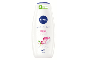 Dušas želeja NIVEA Rose&Almond Oil 500ml