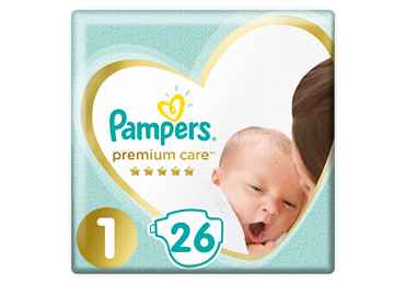 Autiņbiksītes PAMPERS Premium Care S1 2-5kg 26gab - 1