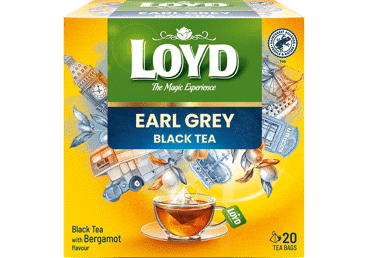 Melnā tēja LOYD Pyramids Earl Grey 20x2g 