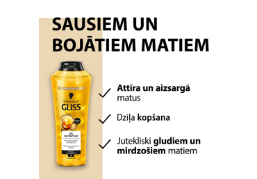 Šampūns GLISS Oil Nutritive 400ml - 2