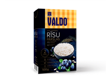 Ātri vārāmās rīsu pārslas VALDO 500g