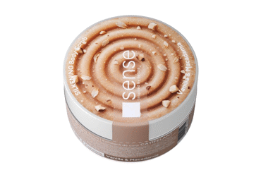 Ķermeņa skrubis SENSE Silk Vanila&Macadamia 200ml