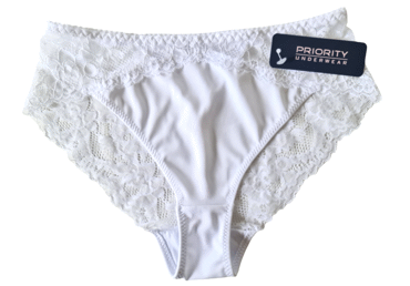 Sieviešu biksītes PRIORITY 3046 baltas 40