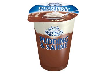 Šokolādes pudiņš MERTINGER ar putukrējumu 125g