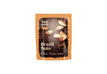 Brazīlijas rieksti WELL DONE 200g