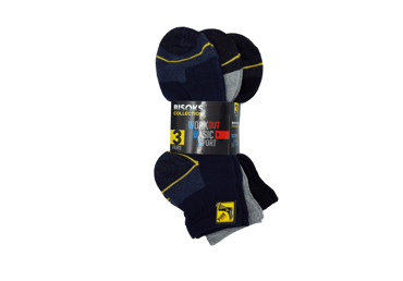 Vīriešu darba zeķes BISOKS 3pāri 11045 43-46