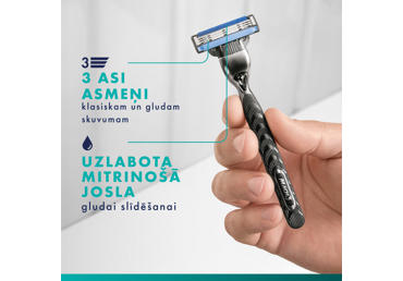 Skūšanās kasetes GILLETTE Mach 3 12gab. - 2