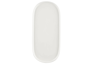 Šķīvis ovāls AURORA White Home 25cm