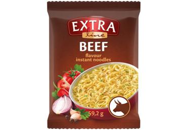 Ātri pagatavojama nūdeles EXTRA LINE liellopa garša 59,2g