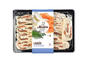 Lavašs ar auksti kūpināta laša pildījumu MEISTARA MARKA 250g - 1