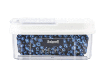 Birstošo produktu trauks UNIWELL Konso 850ml