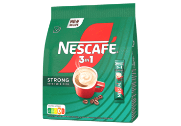 Šķīstošās kafijas dzēriens NESCAFE 3in1 Strong 10x14g - 2