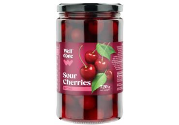 Konservēti ķirši bez kauliņiem WD 720g