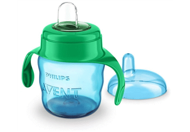 Māc.krūz.AVENT 6M+ 200ml silik.snīp.zila