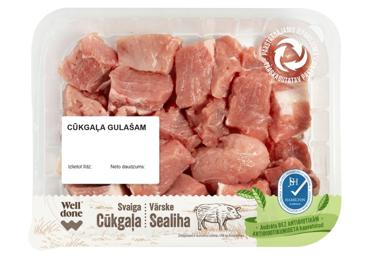 Cūkgaļas gulašs bez antibiotikām WELL DONE 400g