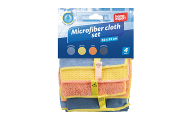 Mikrošķiedras lupatiņu komplekts 4gb.32x32cm