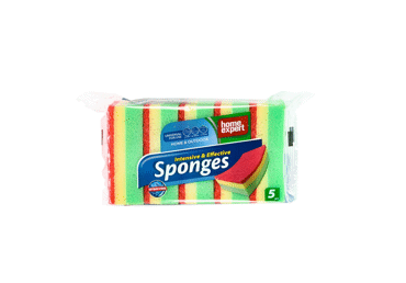Antibakt.virtuves sūkļi HOME EXPERT 5gb.