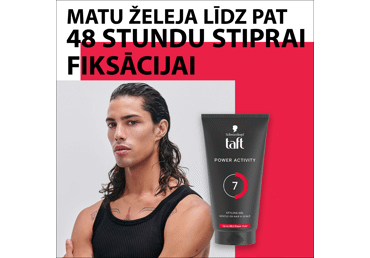 Matu veidošanas želeja TAFT Power Activity 150ml - 2