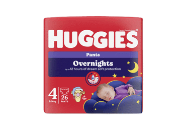 Autiņbiksītes HUGGIES Overnights S4 9-14kg 26gb