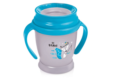 Krūze ar rokturiem LOVI 250ml zila - 1