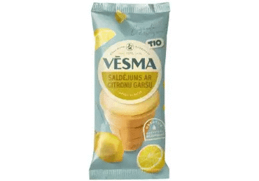 Saldējums Vēsma ar citronu garšu TIO 75g
