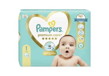 Autiņbiksītes PAMPERS PC S1 2-5kg 72gab.