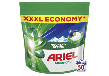 Veļas mazgāšanas kapsulas ARIEL MSpring 50gb - 1