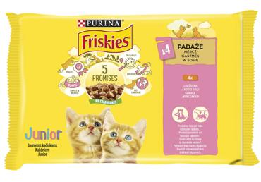 Friskies Kaķu konservi FRISKIES JUNIORIEM 4x85g