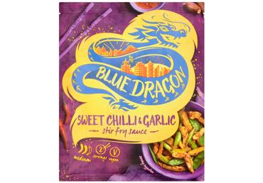 Saldā čili ķiploku mērce BLUE DRAGON 120g