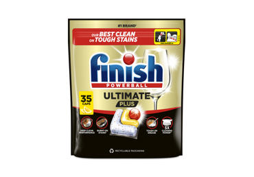 Trauku mazgājamās mašīnas kapsulas FINISH Ultimate Plus Lemon 35gb