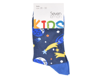 Bērnu zeķes SEVEN LEMON kokvilnas 25-27 - 1