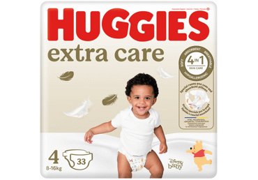 Autiņb.HUGGIES Extra Care S4 8-16kg 33gb