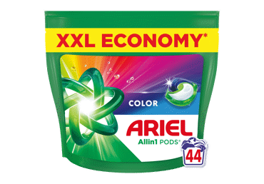 Veļas mazgāšanas kapsulas ARIEL Color 44gb - 1