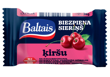 Biezpiena sieriņš BALTAIS ķiršu 38g