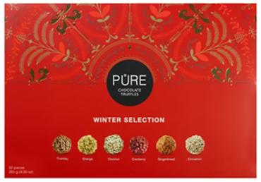 Šokolādes trifeles PŪRE Ziemassvētku 265g - 2
