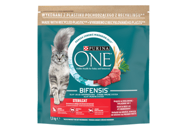 Sausā kaķu barība PURINA ONE l/l sterilizētiem kaķiem 1.5kg