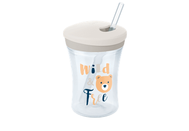 Macību kruzīte ar salmiņu NUK 230ml - 1