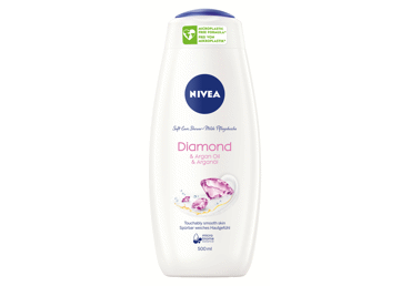 Dušas želeja NIVEA Diamond & Argan oil 500ml