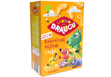 Kukurūzas nūjiņas saldās DRAUGU 130g