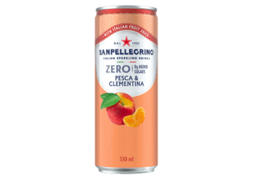 Gāzēts dzēriens SANPELLEGRINO Zero Peach 0,33L D