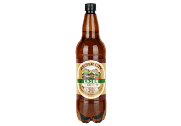 Alus AMBER CITY Gaišais 5% 1L PET D
