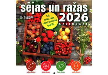 Kalendārs  A3 SĒJAS UN RAŽAS LM