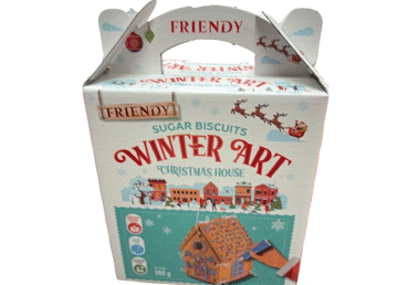 Cepumi Christmas house komplekts FRIENDY 380g