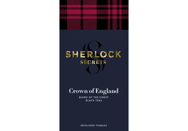 Melnā tēja SHERLOCK SECRETS Crown of England 22x2g