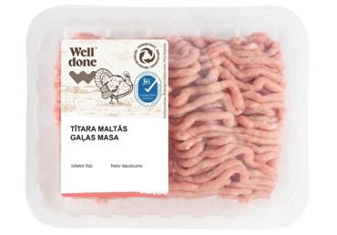 Tītara maltās gaļas masa WELL DONE 400g   - 1