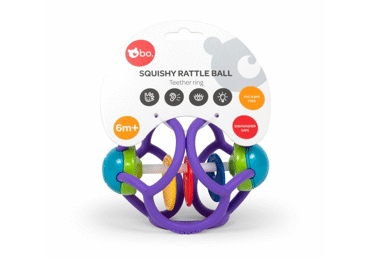 Mīksta graboša bumbiņa BO. - 3