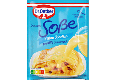 Vaniļas desertu mērce DR. OETKER pulveris 39g