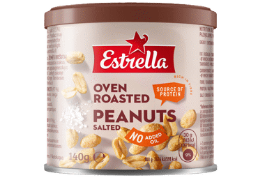 Zemesrieksti ESTRELLA krāsnī cepti sālīti 140g