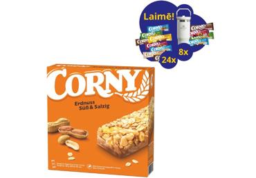 Musli batoniņi CORNY Sweet&Salty zemesriekstu 6x25g - 1
