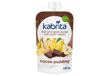 Pudiņš KABRITA augļu-kakao 9+ 100g